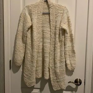 Fleece shrug sweater